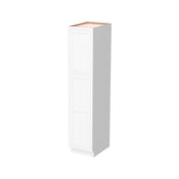 RTA Solid Wood Cabinet Inset Origami White Tall Cabinets for Kitchen Bathroom and Laundry Storage